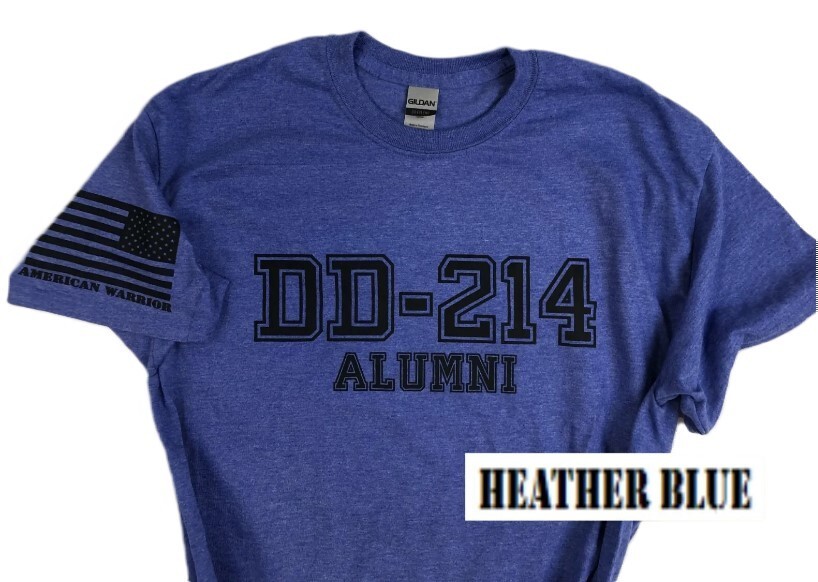 DD-214 Alumni Military T-shirt. Perfect For Marines, Army, Navy Air-force WOWF