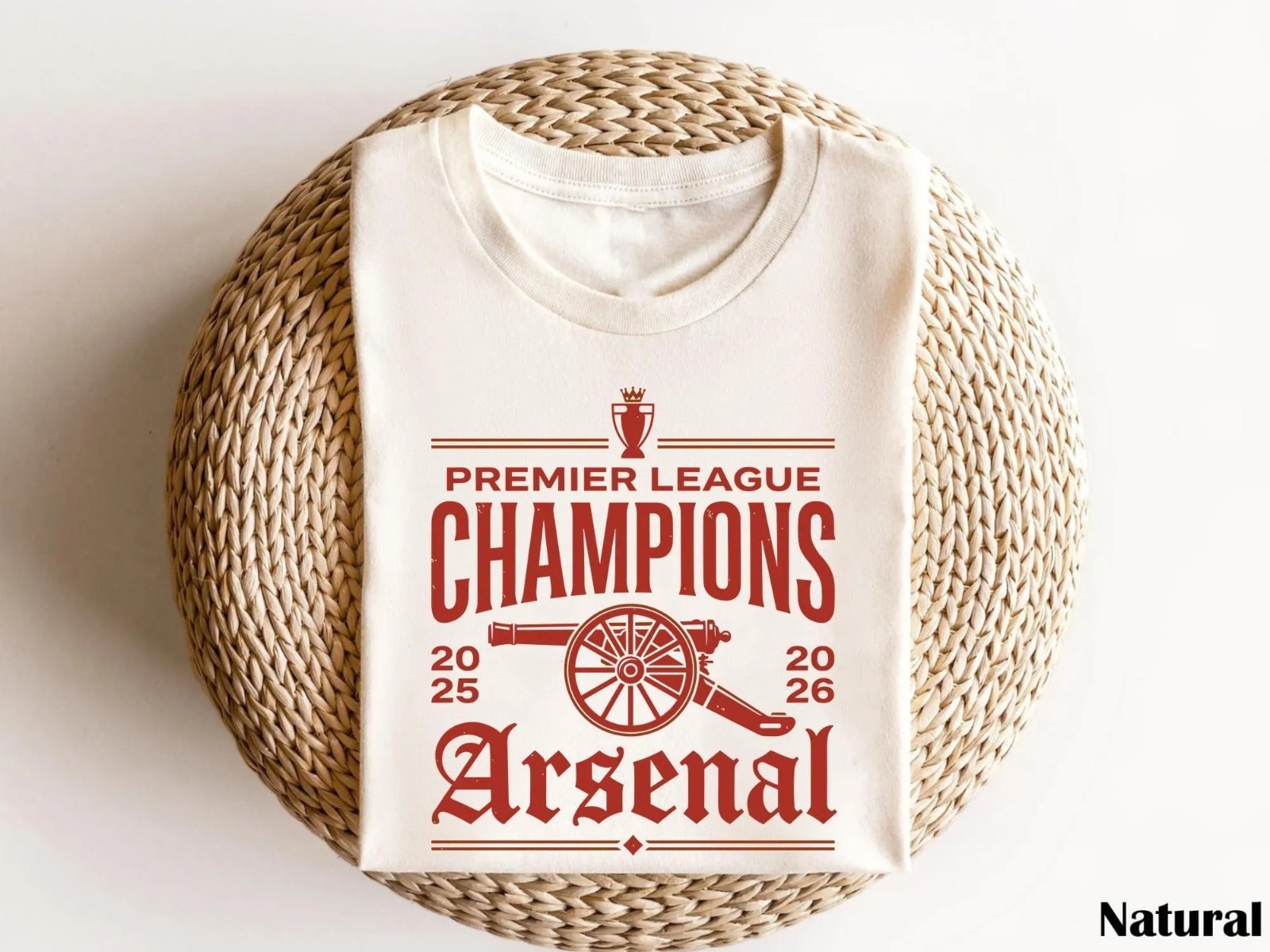 Sport League Champions 2026 Gunners Fan Soccer Fan Unisex T-Shirt