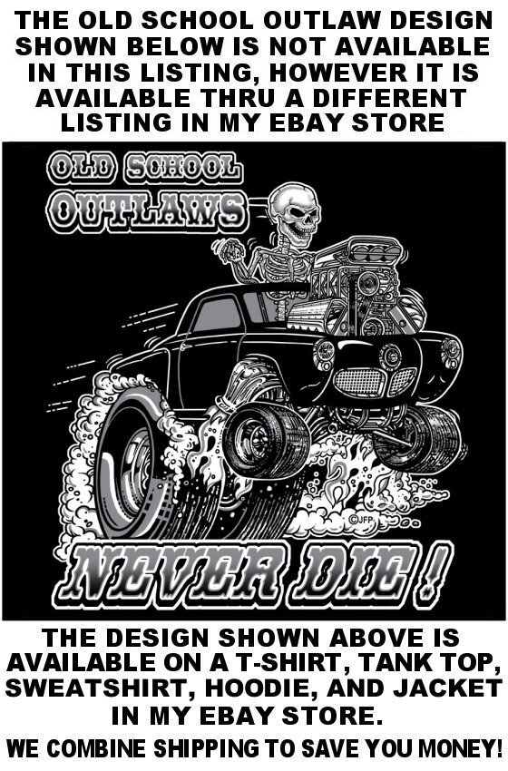 1966 1967 Hot Rod Muscle Car Outlaw Gasser Drag Race Cartoony Skeleton T-shirt