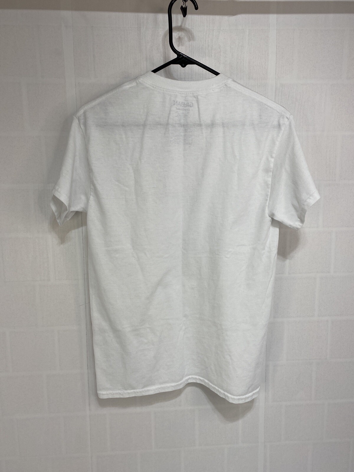 Gildan Dry Blend Mens T Shirt sz S White H Conditioning Gym Core Athleisure