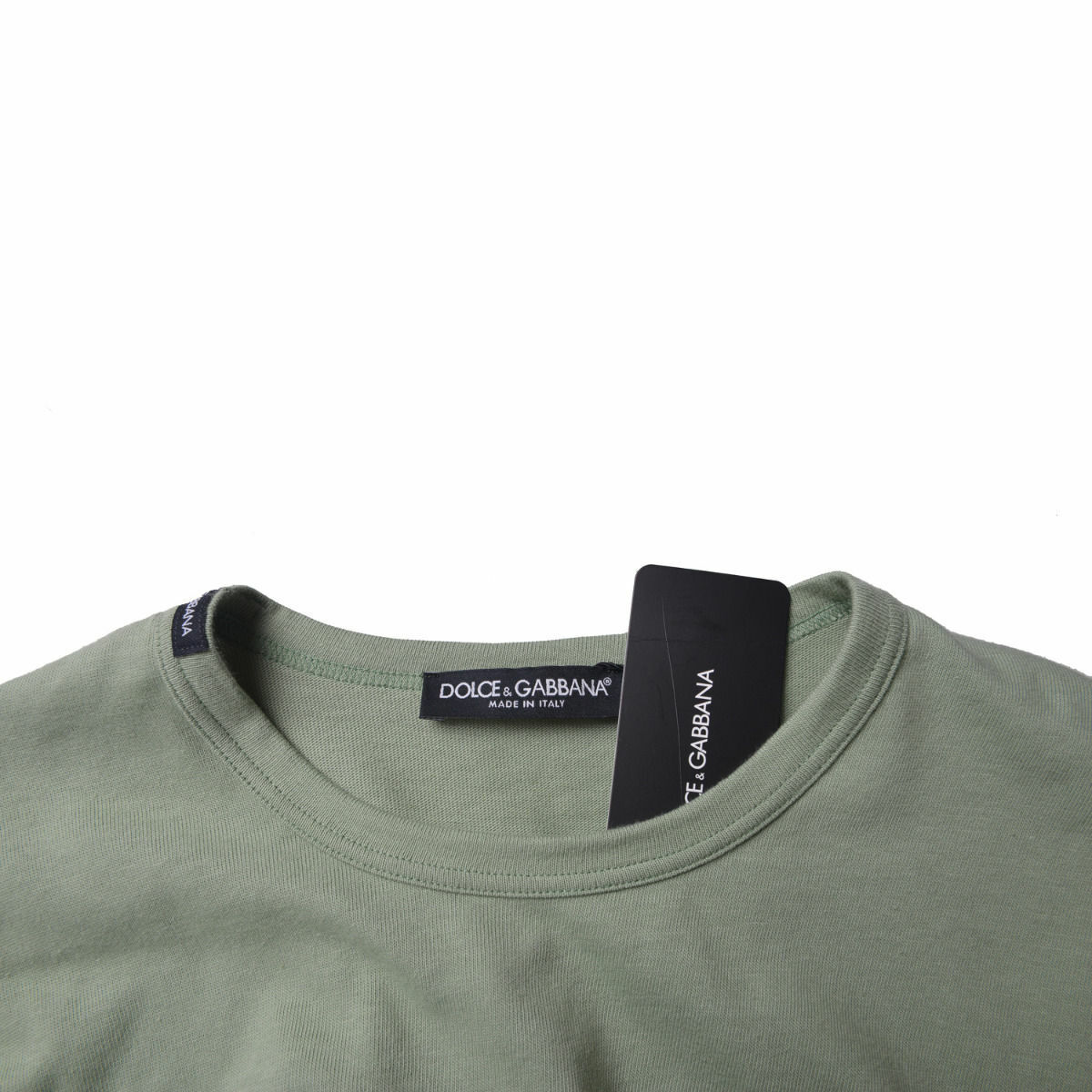 Dolce & Gabbana Men’s Green Crewneck Long Sleeve T-Shirt US XXS XS