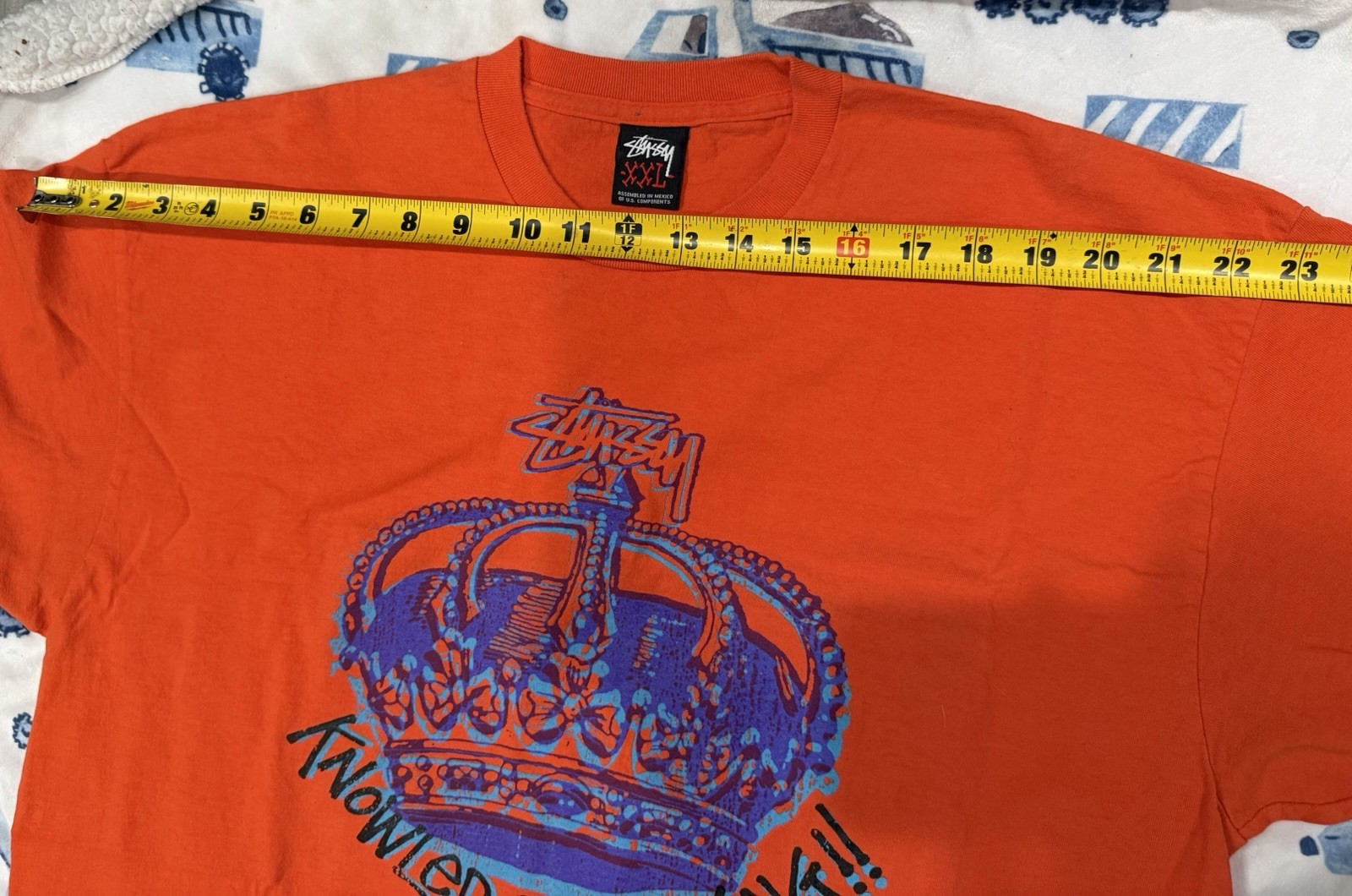 RARE Vintage Stussy Knowledge Is King Shirt