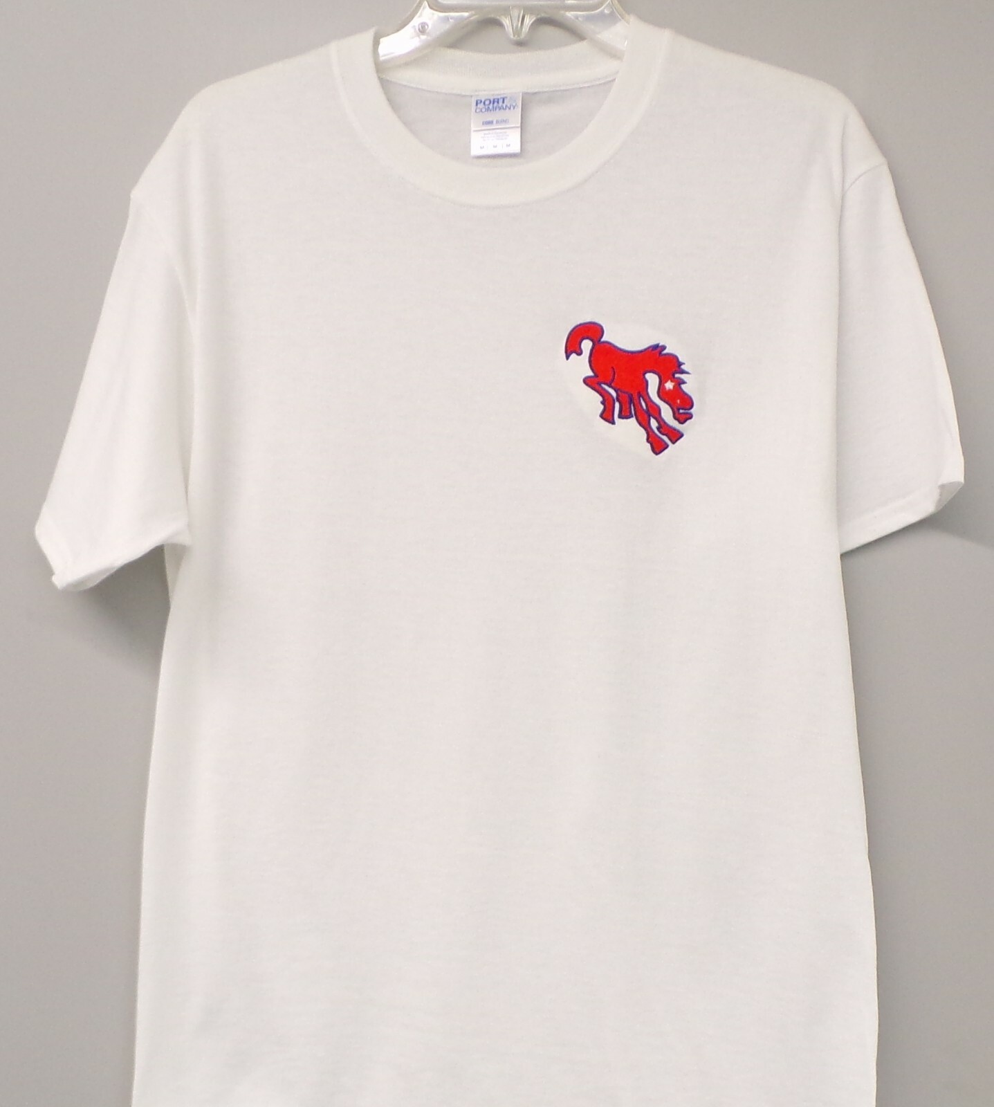 Denver Broncos 1966 Helmet Logo Embroidered T-Shirt S-6XL, LT-4XLT New