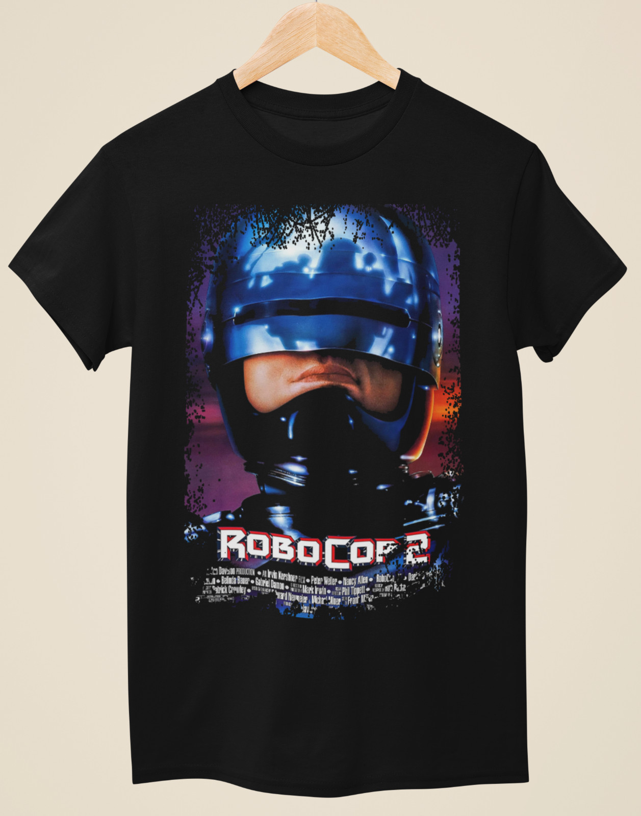 Robocop Collection – Movie Poster inspired Unisex Black T-Shirts