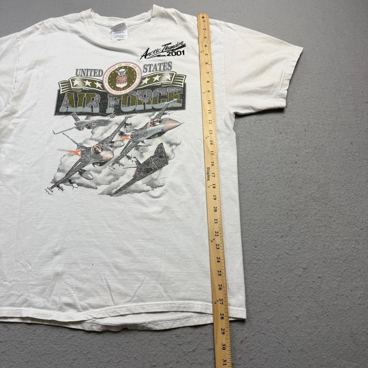 Vintage 2001 United States Air Force Arctic Thunder T-Shirt Men’s XL Hanes