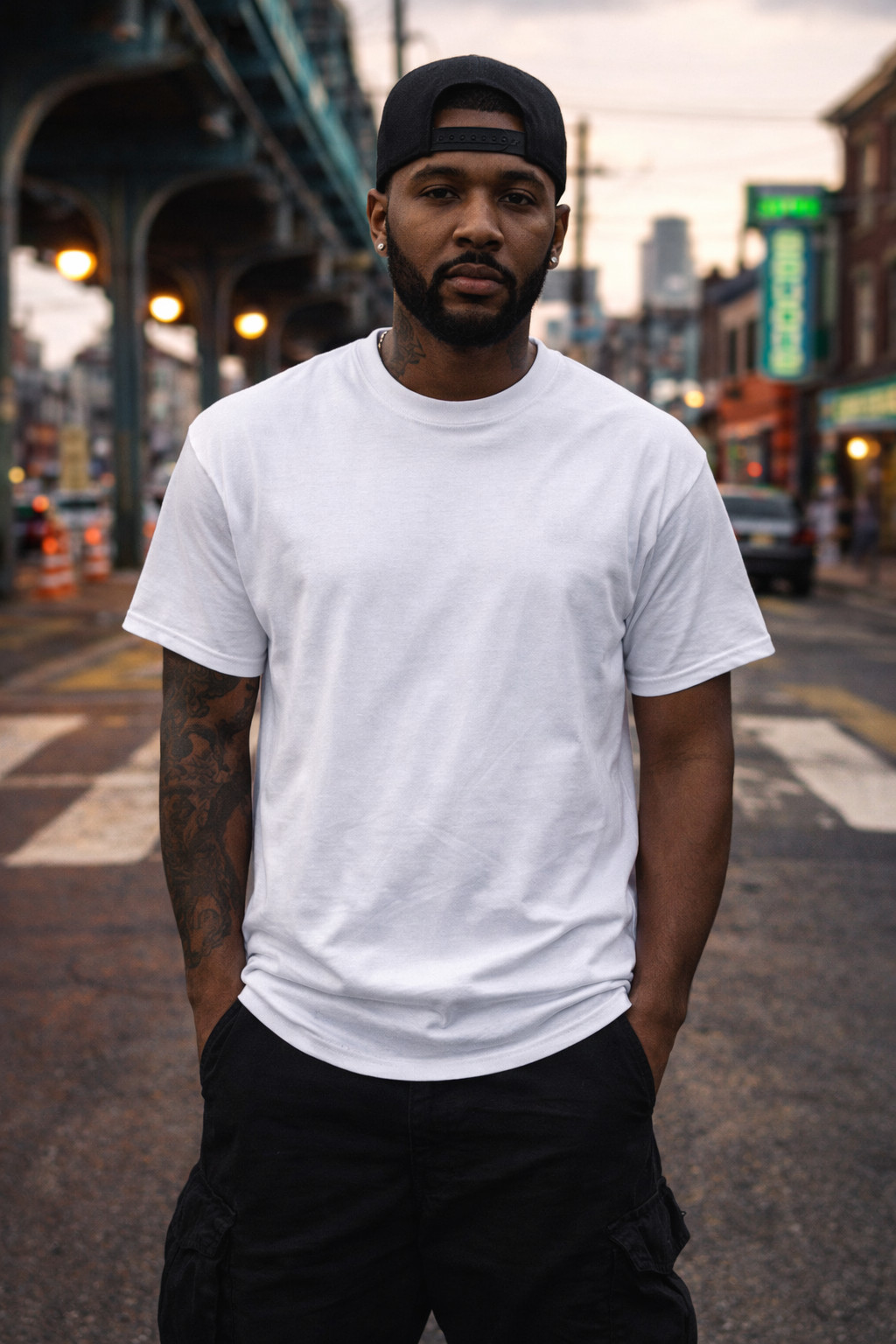 Fishtown Philadelphia Shirt Streetwear Graphic Tee Urban City Back Print TShirt