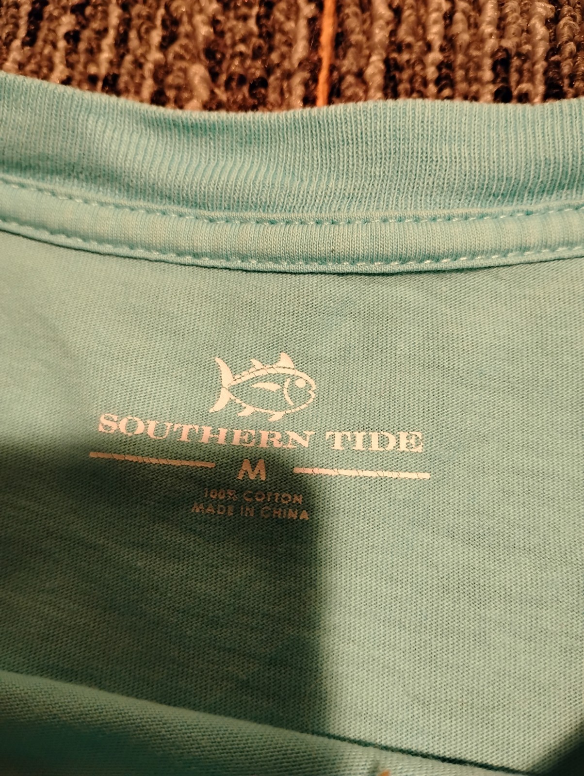 Southern Tide Men’s Medium Pocket T-Shirt 100% Cotton Short Sleeve Outdoor