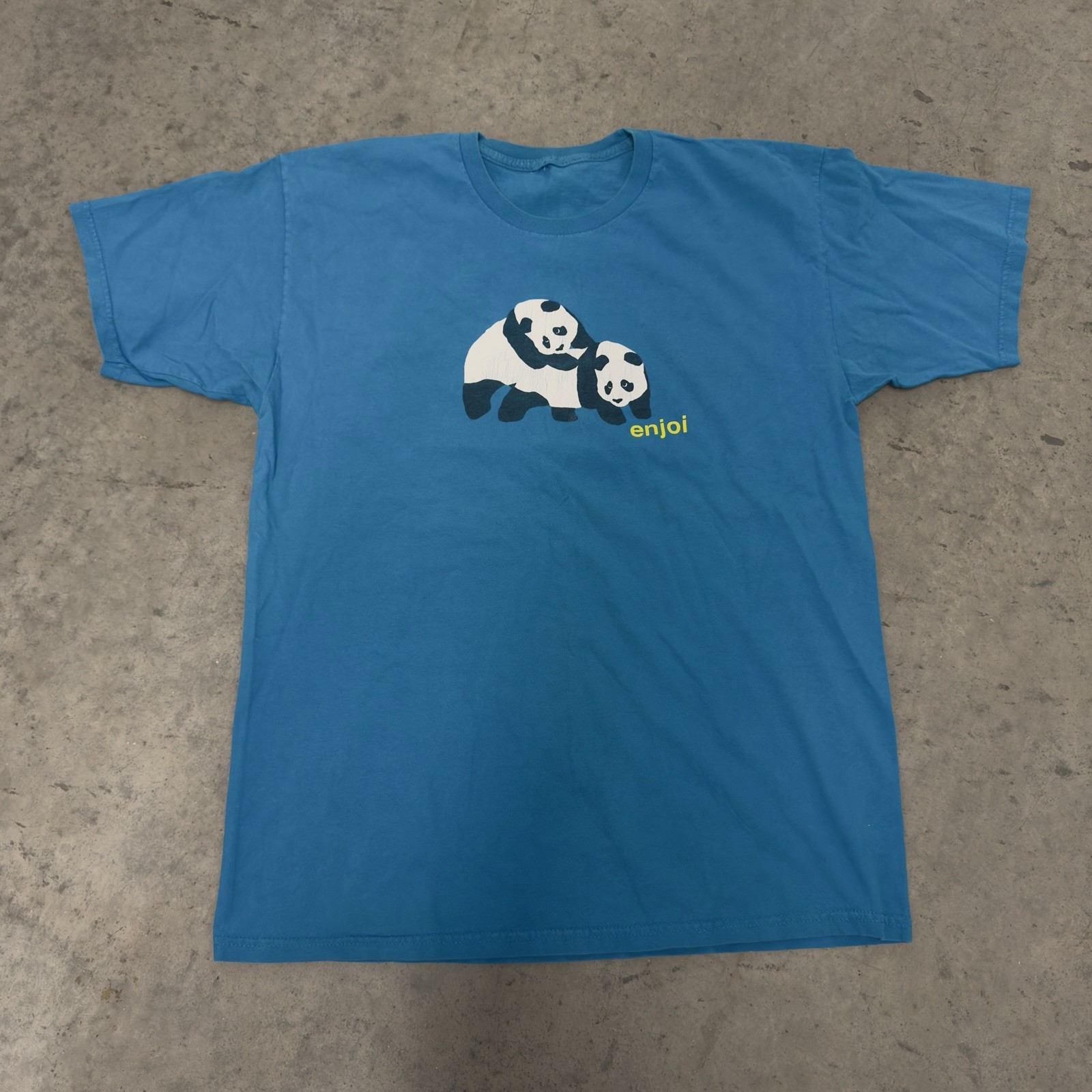 Vintage 2000s Enjoi Skateboards Panda Logo Skater Tee T-shirt Y2k
