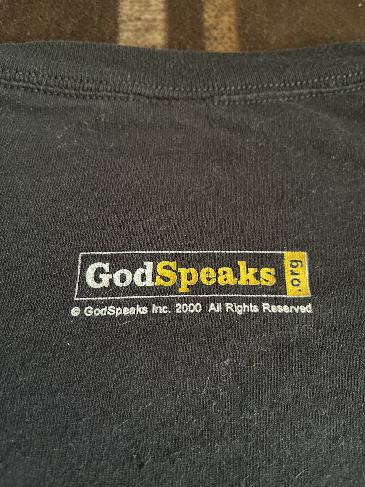 Vtg 99’ Godspeaks T-shirt XL Black ‘Have You Read My #1 Seller’ Short Sleeve
