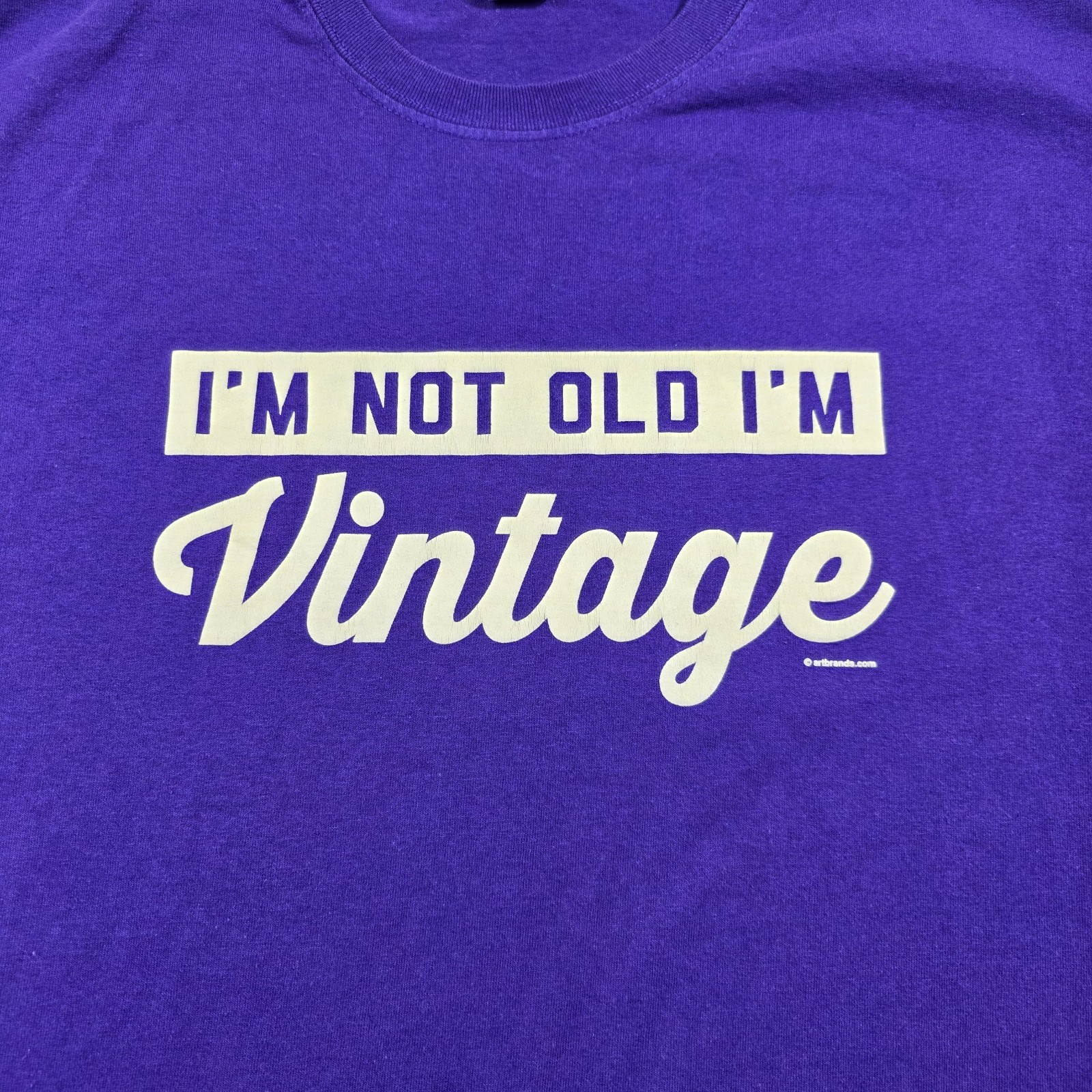 Gildan Dryblend Size XL I’m Not Old I’m Vintage Funny T-Shirt Purple