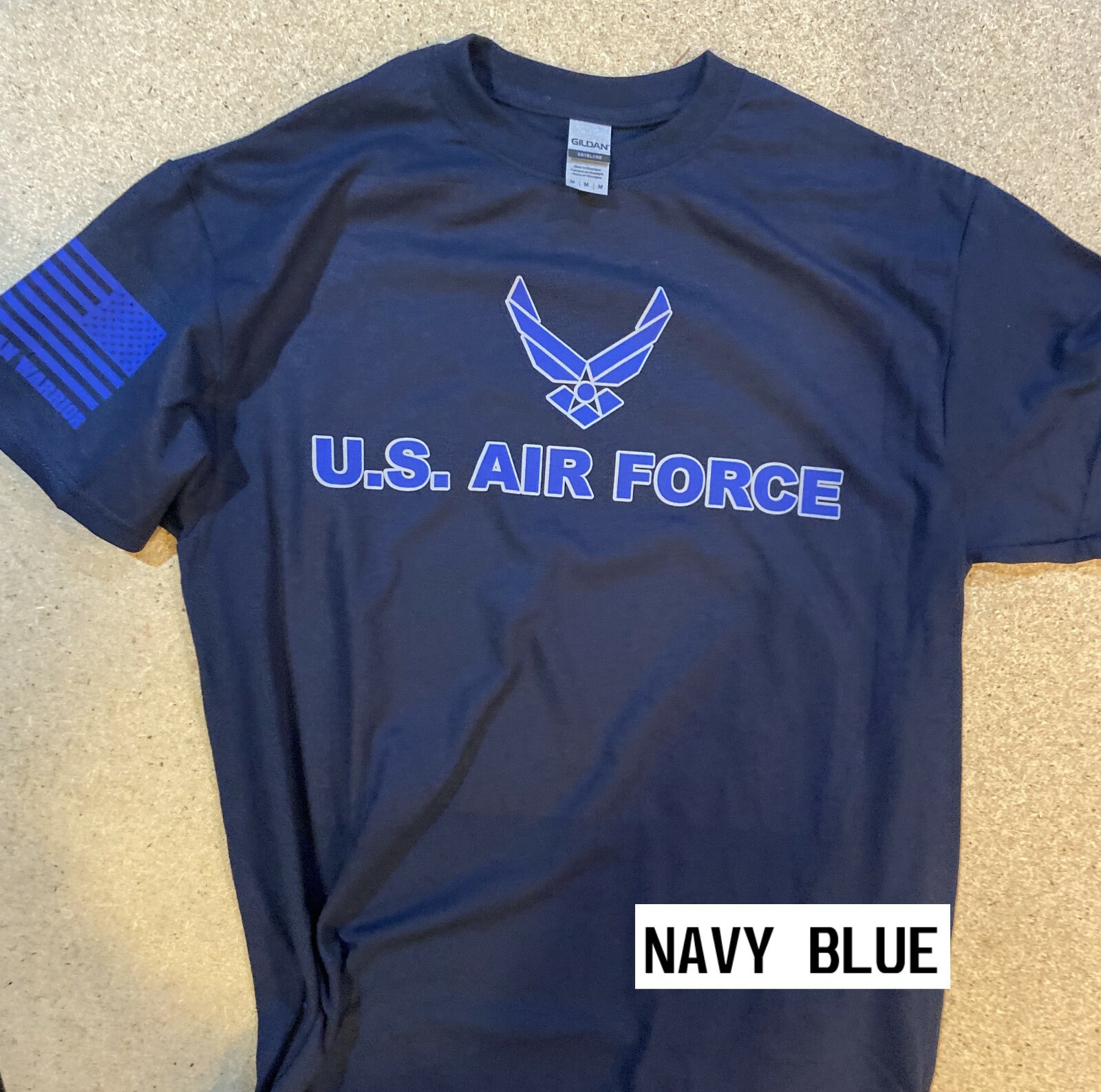 Air Force  t-shirt, military for a air force veteran Large