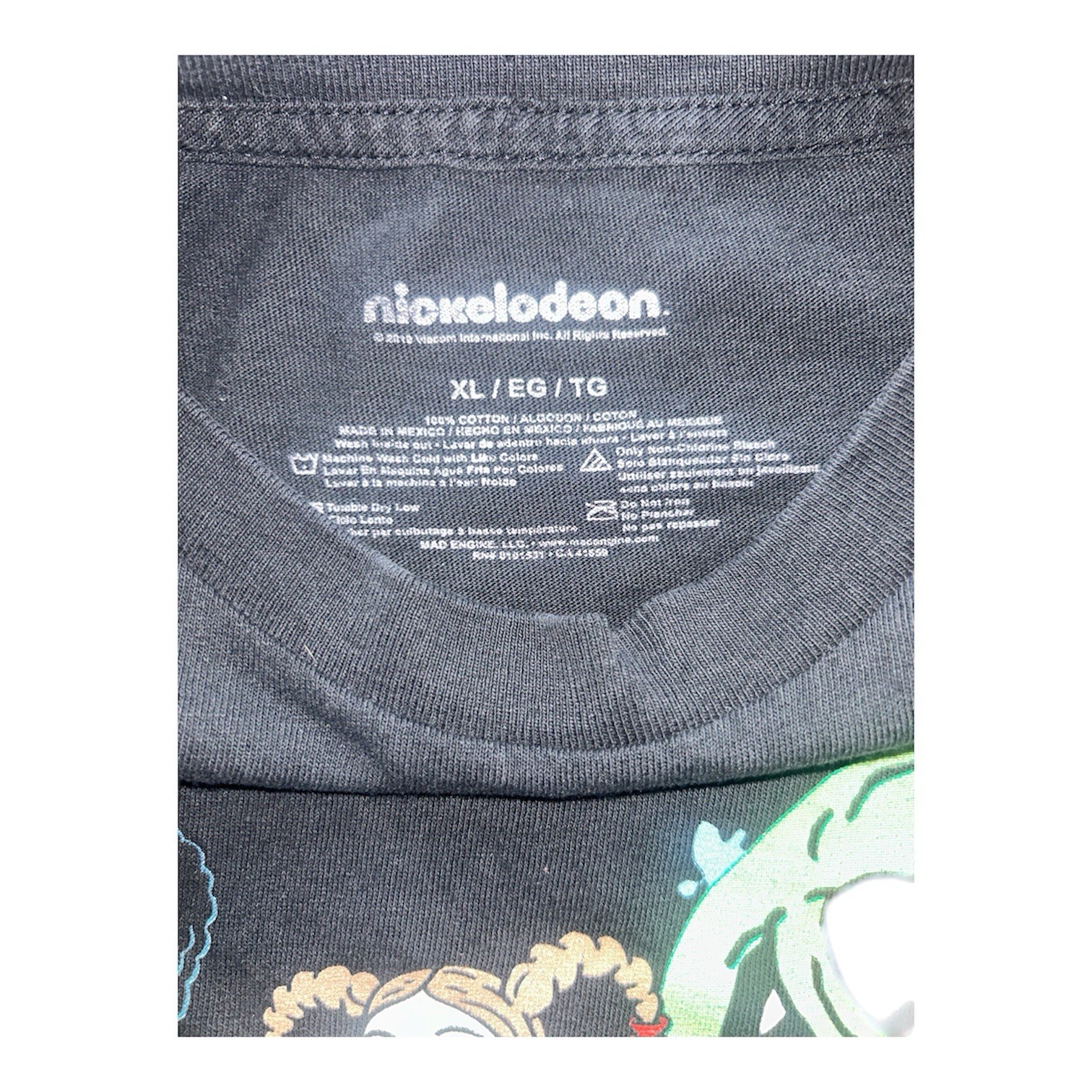 Nickelodeon Cartoon Character T-Shirt Men’s Size XL