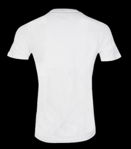 $69 TRUE RELIGION White BUDDHA TAPE Short Sleeve Designer Graphic T-shirt NWT