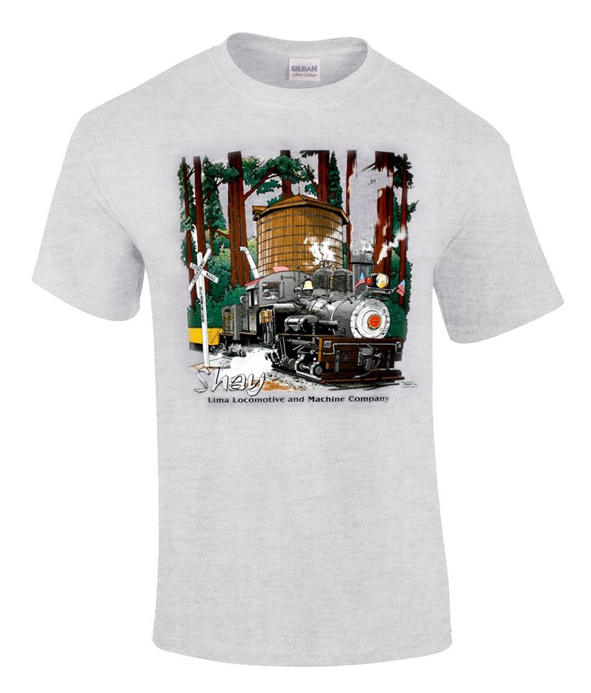 Shay Authentic Train locomotive Railroad T-Shirt [127]