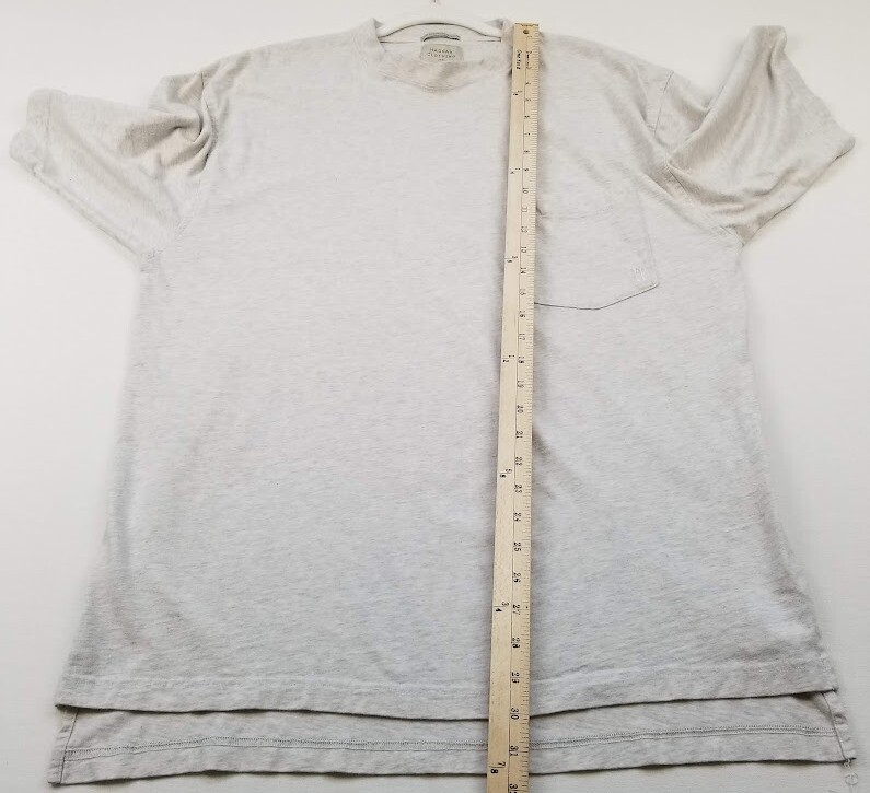 Haggar Ultimate T Shirt Men’s Large L Heather Gray Short Sleeves Pocket Stretch