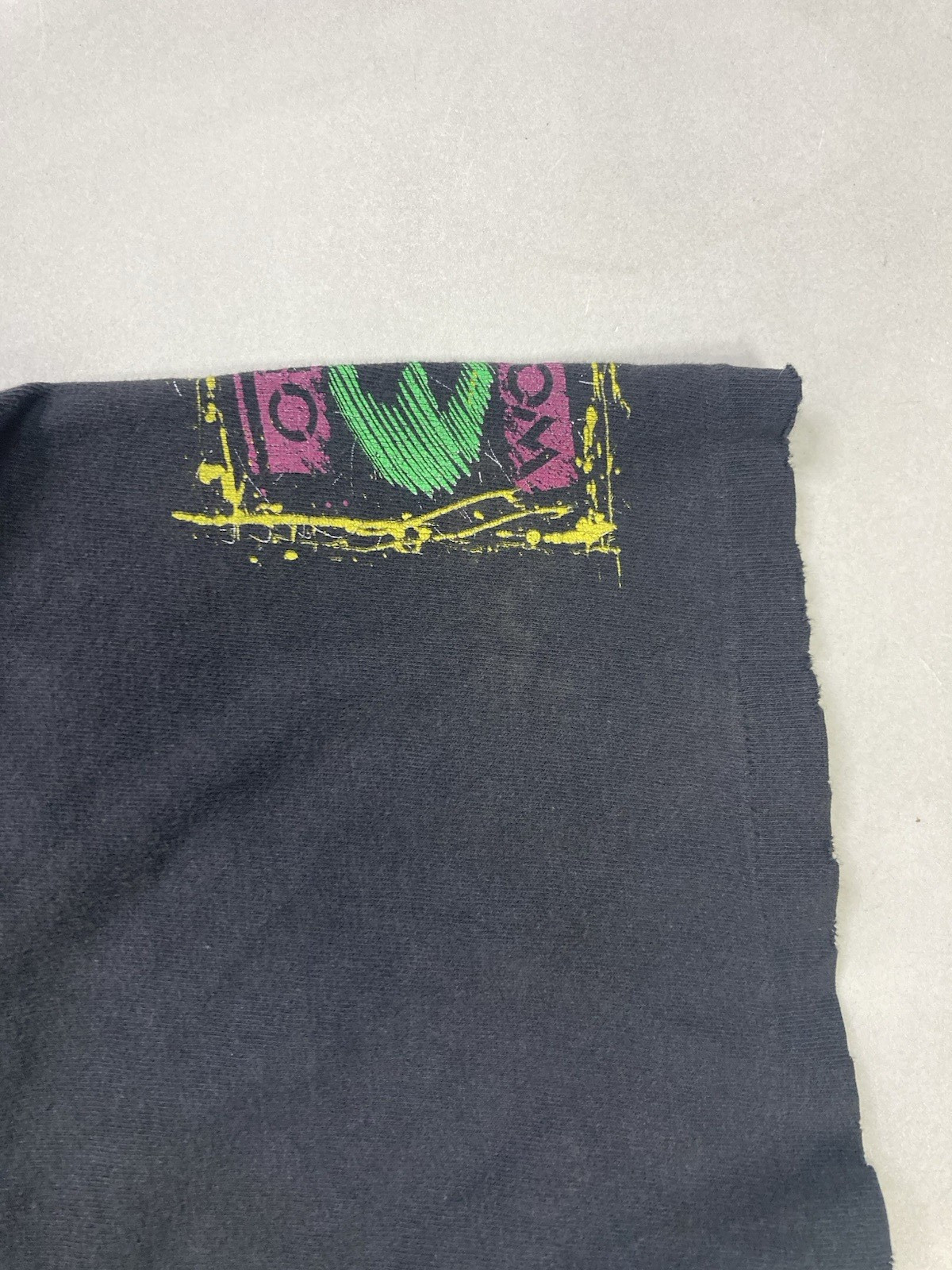 VINTAGE Wild Oats One World Graphic T-shirt Men XL Black USA 90s Single Stitch