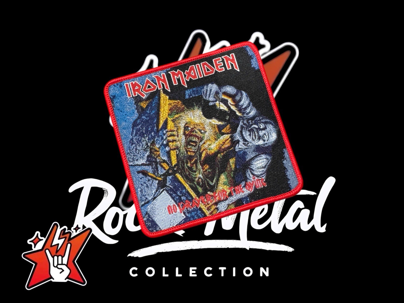 Iron Maiden Exclusiv Woven Patch Cover Album Metallica Judas Priest Saxon Dio