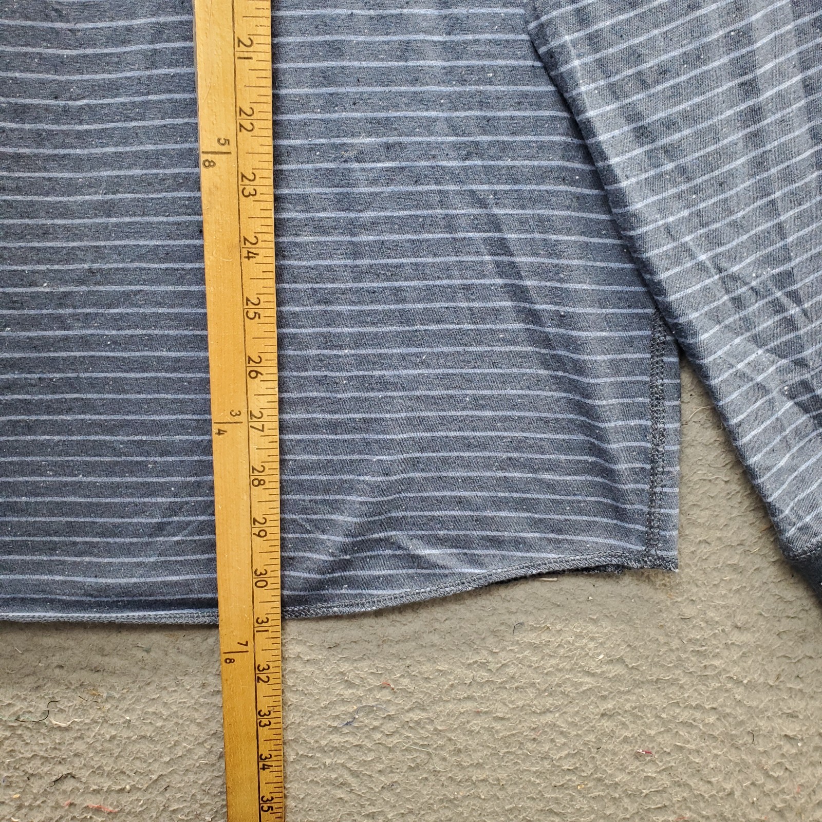 G.H. Bass & Co. Pocket Shirt Mens XXL Multi Striped Long Sleeve Pullover Tee