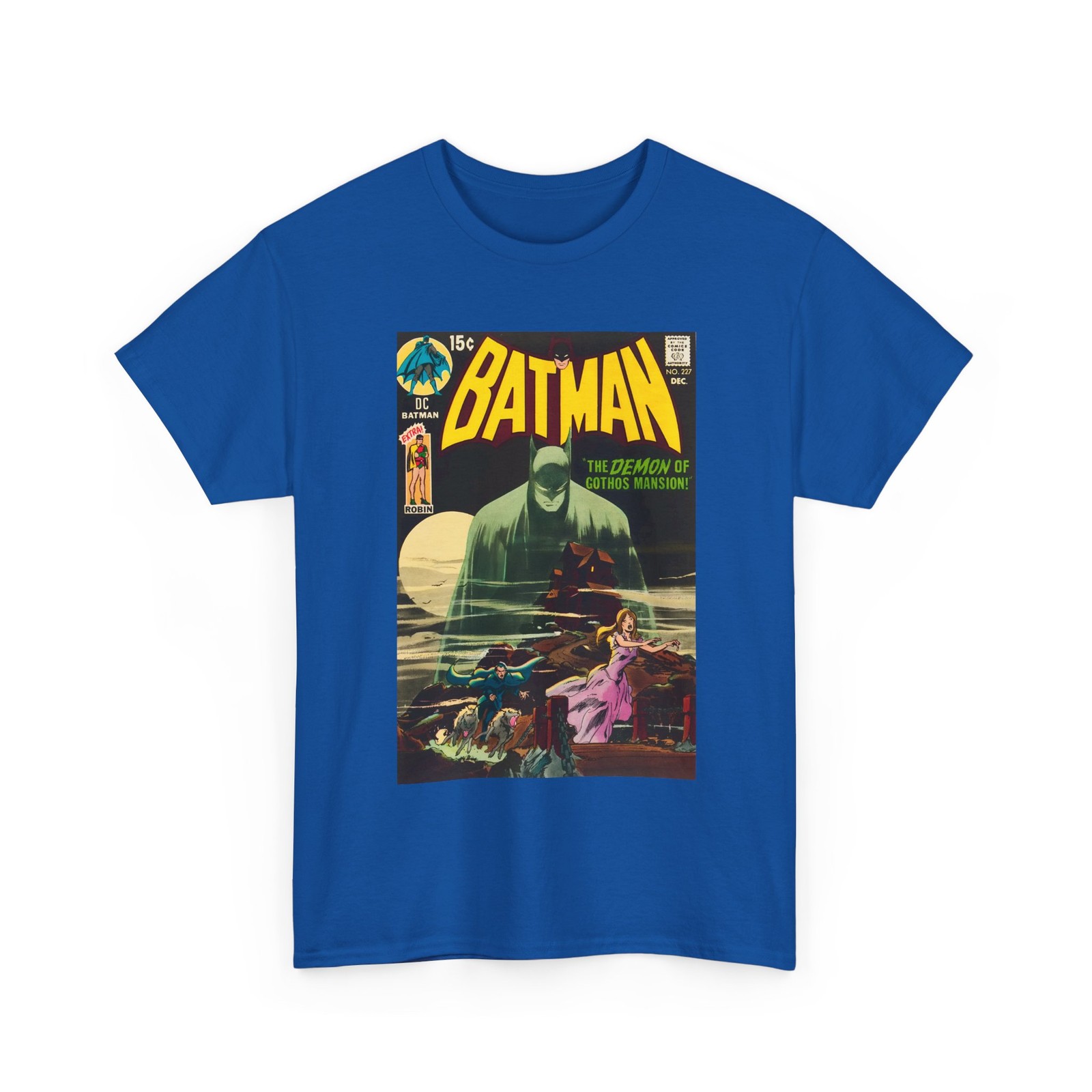 Batman #227 T-Shirt – Neal Adams Art – DC Comics – Demon of Gothos Mansion