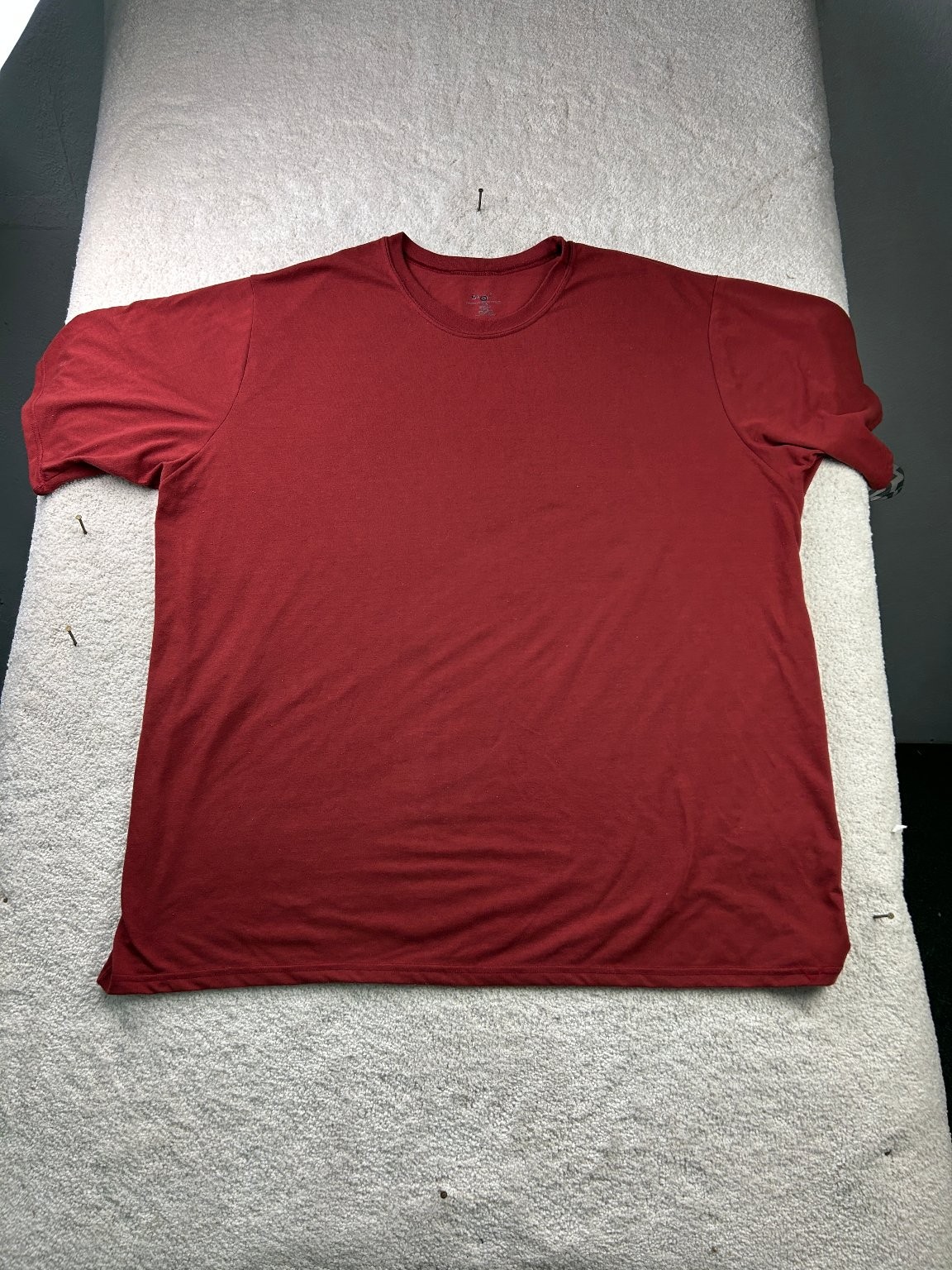 B.O.C Men’s T-Shirt Red 3XL 100% Polyester Machine Washable