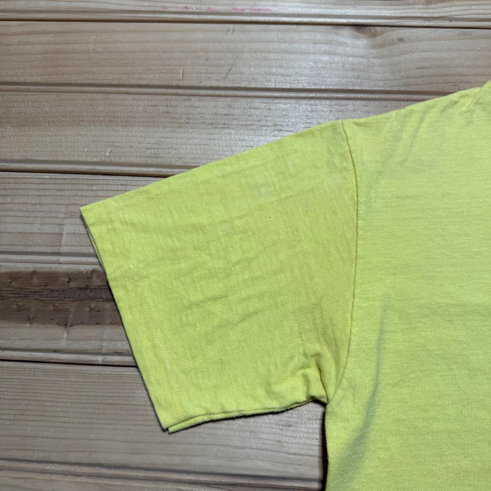 Vintage 70s Give Peas a Chance Food Co-op Good Karma Quotes Shirt USA Size Small