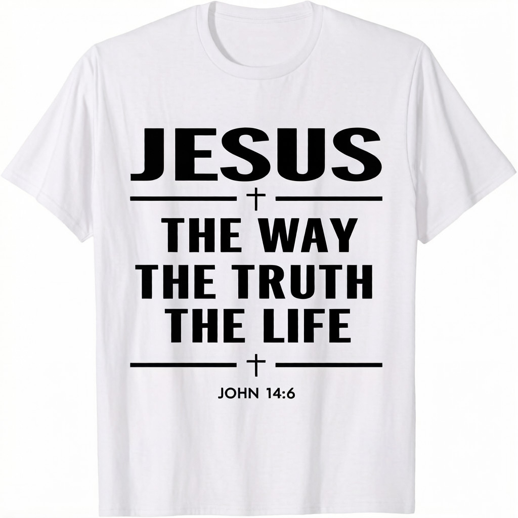 Jesus The Way The Truth The Life And John 14 6 Bible Unisex T-Shirt