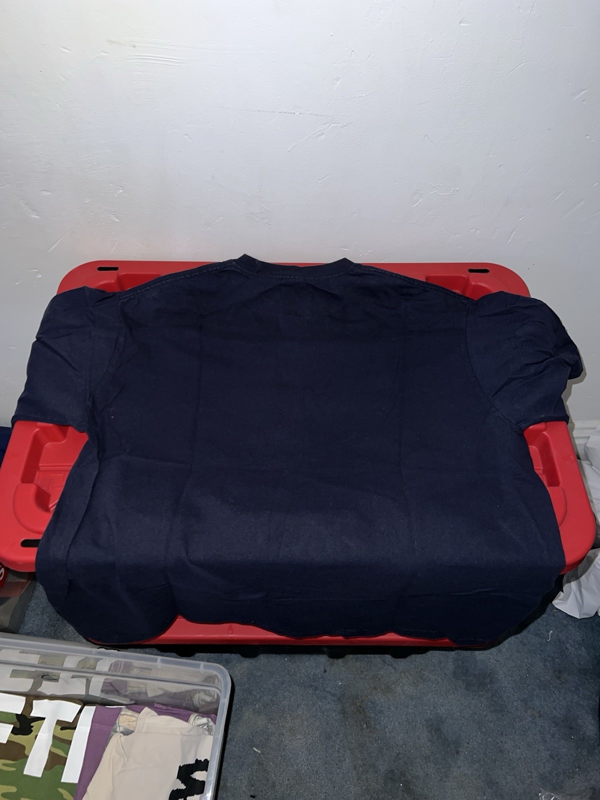 Supreme Cross Box Logo T-shirt Navy XL