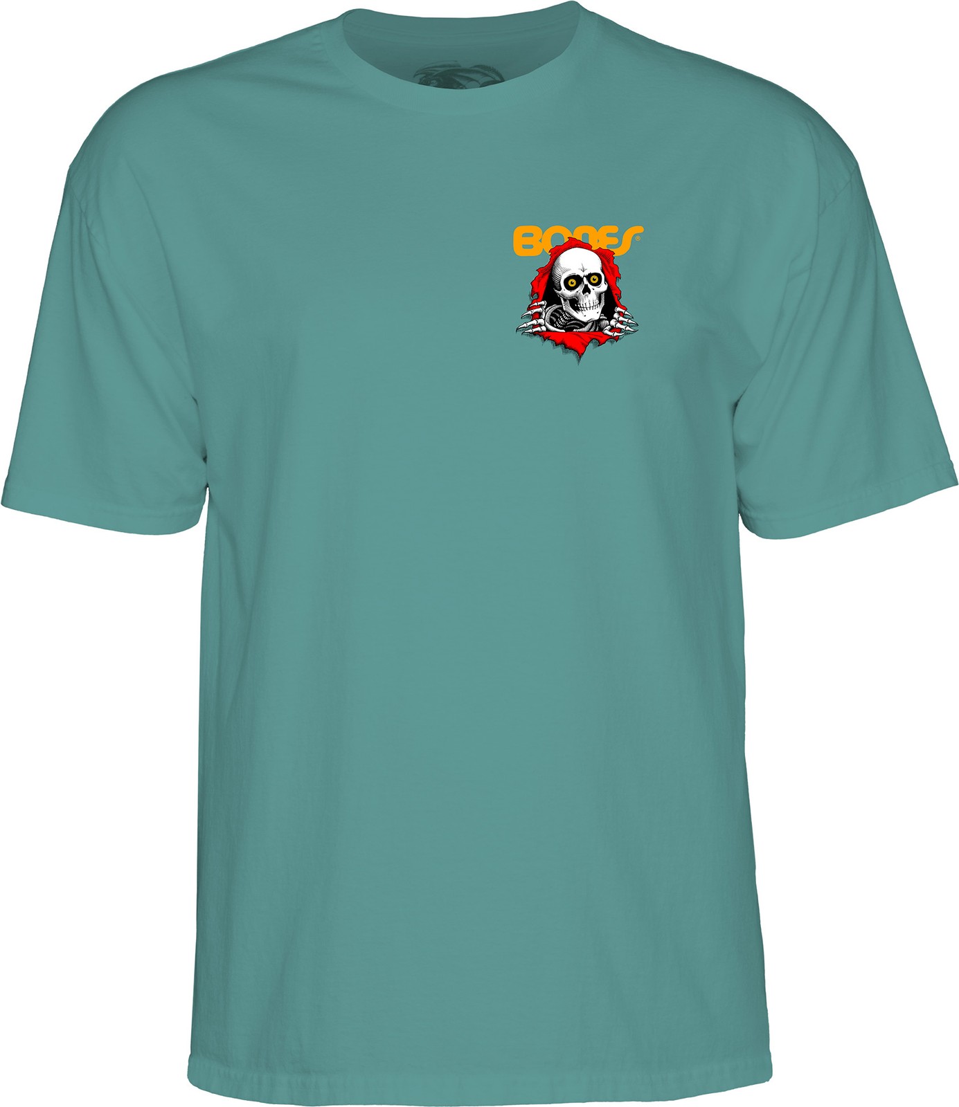 Powell Peralta BONES RIPPER Skateboard T Shirt AQUATIC