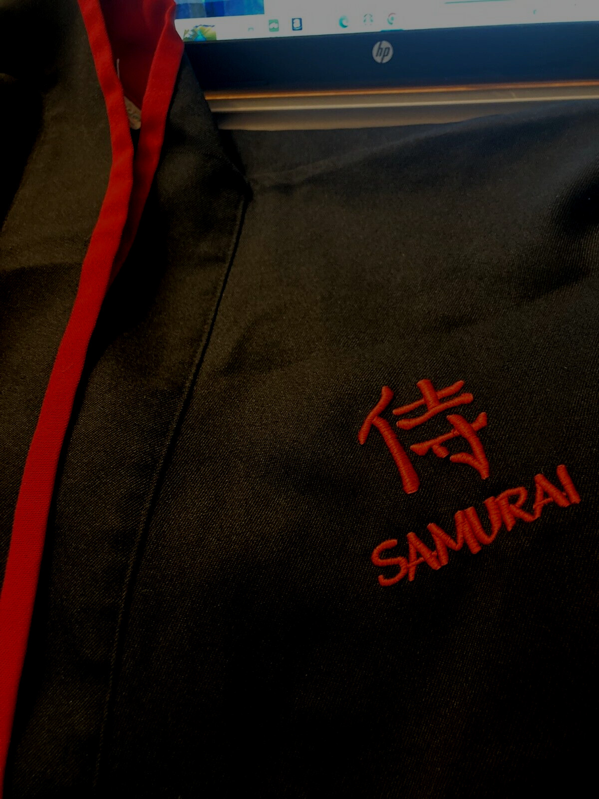 Japanese sous chef Samurai cook shirt work uniform men’s adult Medium