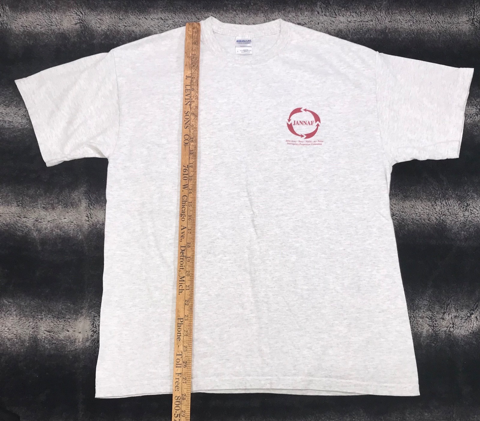 VTG Y2K J.A.N.N.A.F. “Yes its Rocket Science” Space Research (L) Gray T-Shirt