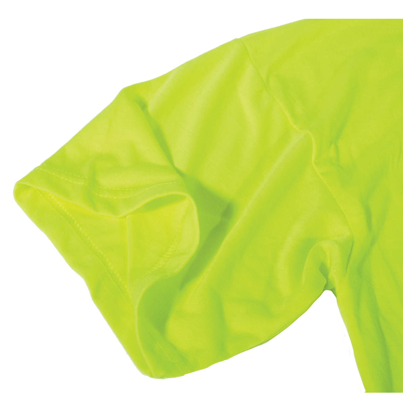 Men’s Safety Green Moisture Wicking Short Sleeve T-Shirt With Chest Pocket
