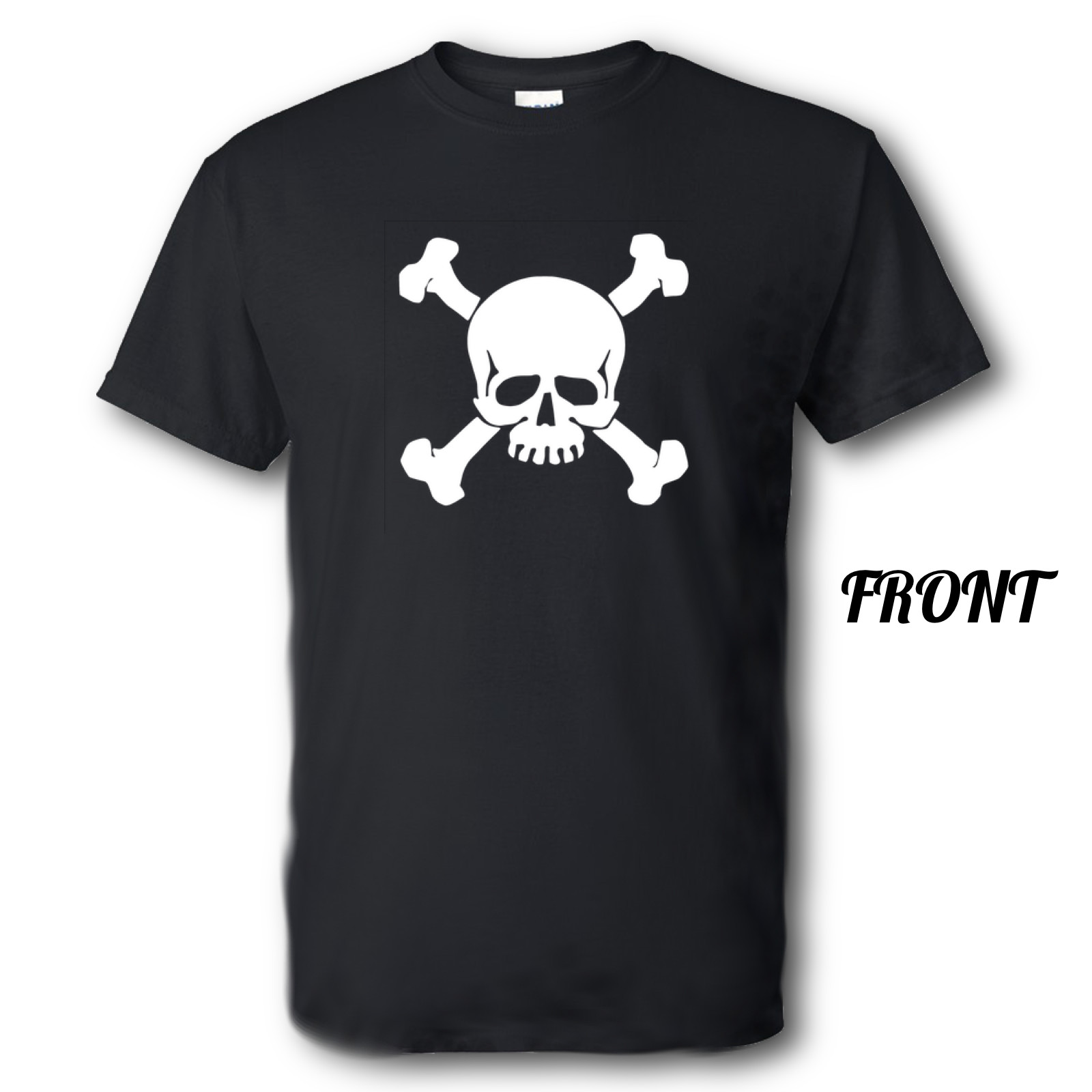 Skull and Cross Bone Shirt New Multiple Sizes and Colors