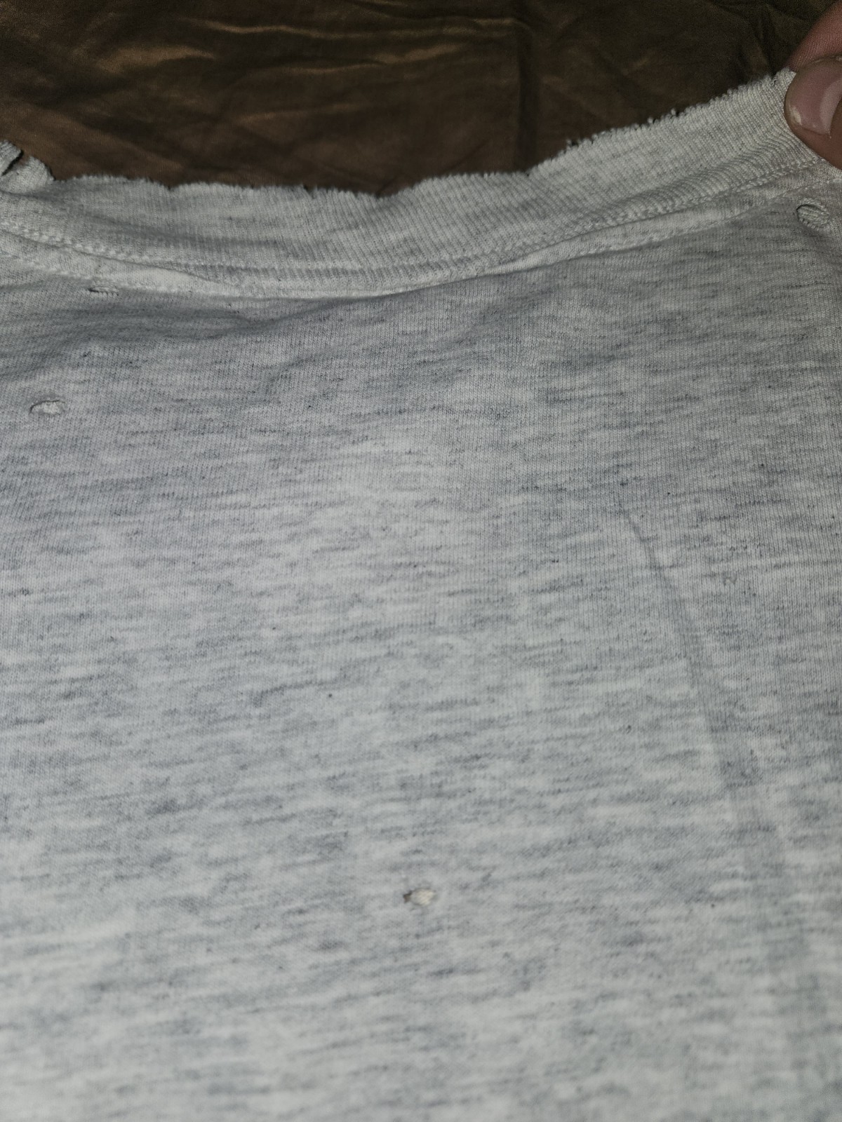Vintage Thrashed Adidas T Shirt Y2k No Tags Size Xl? Many Holes