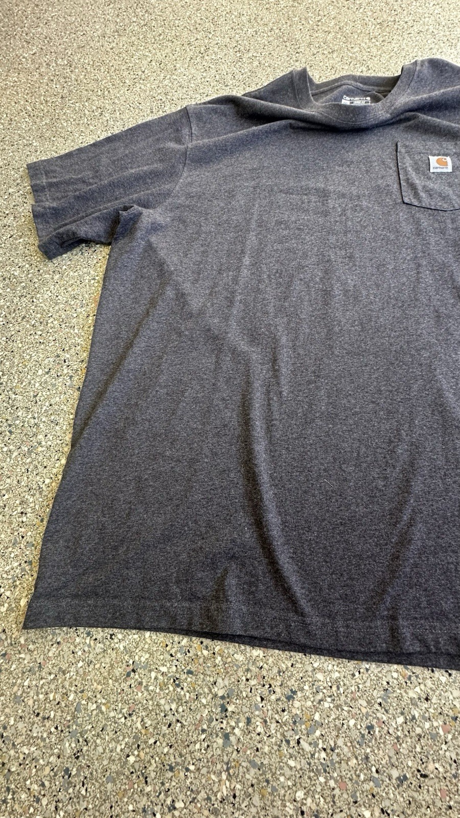 Carhartt Men’s Short Sleeve T-Shirt 4xl XxxxL Charcoal Grey