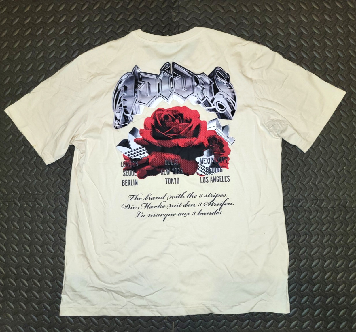 NEW MEN’S ADIDAS ORIGINALS ROSE TREFOIL TEE SHIRT ~SIZE 2XL #1Z2590