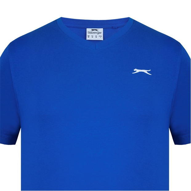 Mens Slazenger 100% Cotton V Neck T Shirt XS S M L XL XXL 3XL 4XL BNWT