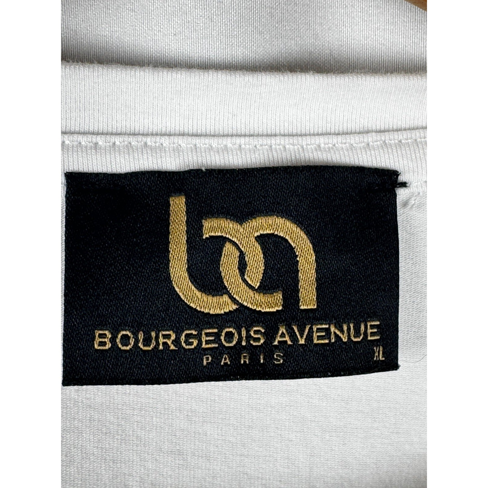 Bourgeois Avenue Paris Mens XL T-Shirt Boxing Novelty Beaded Streetwear Hip Hop
