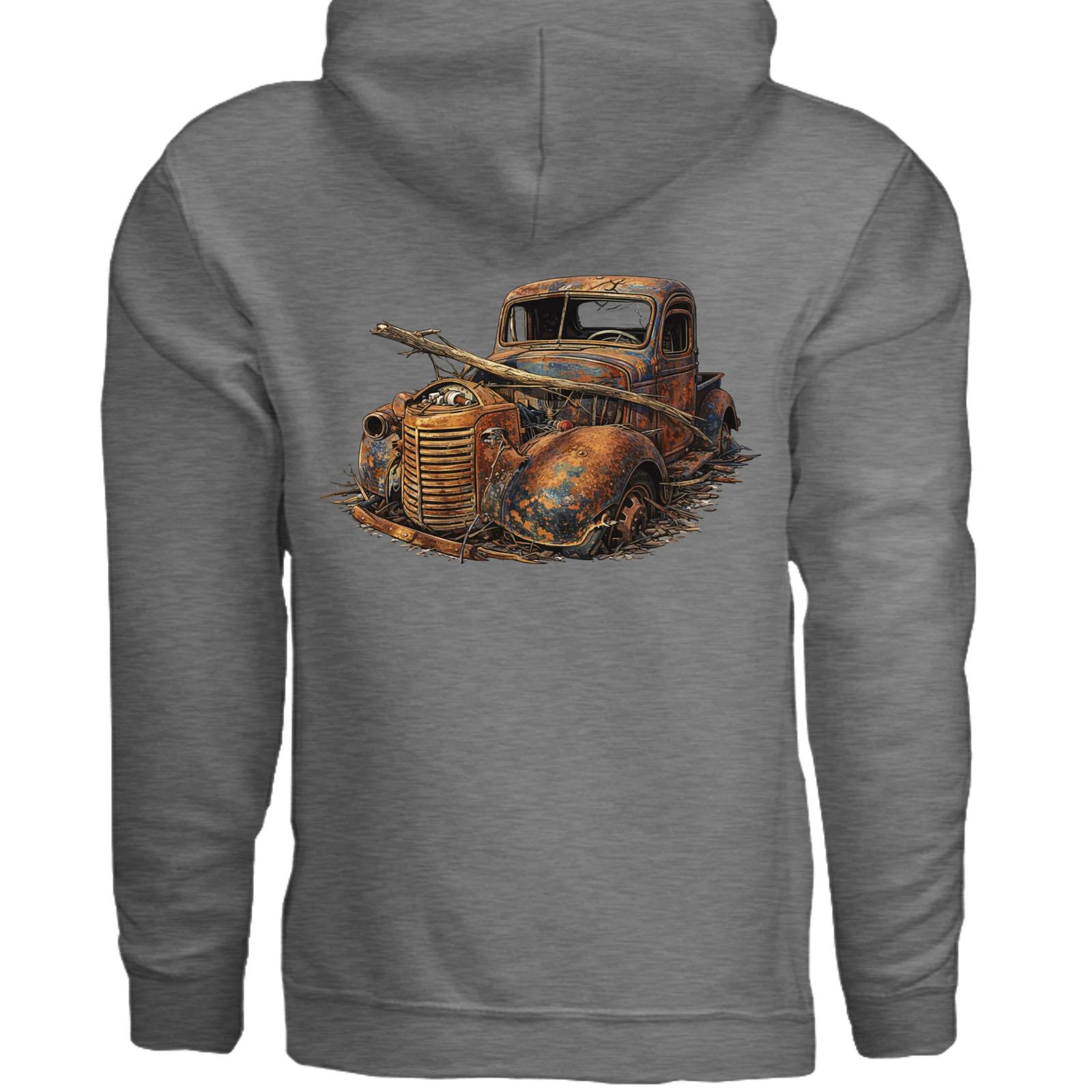 Vintage Car with Stick Graphic Tee | Wearable Art | An Old Man’s Art
