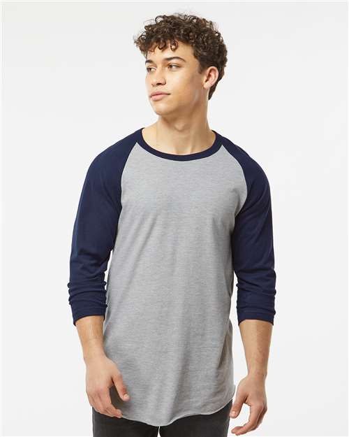 Tultex 245 Unisex Fine Jersey Raglan T-Shirt