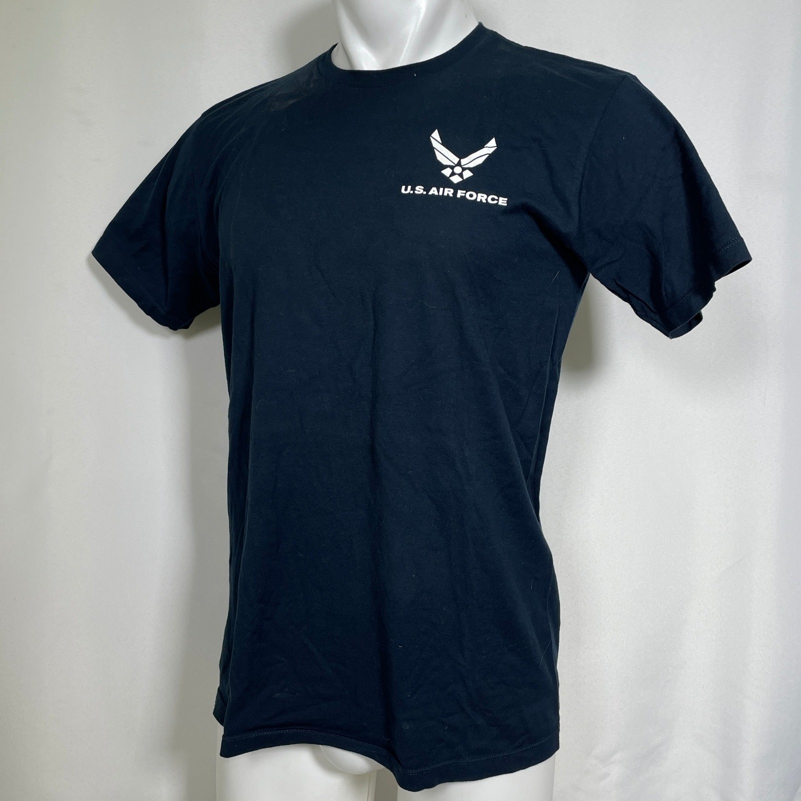 US Air Force United States Military Wings Navy Blue T-Shirt Men’s MEDIUM