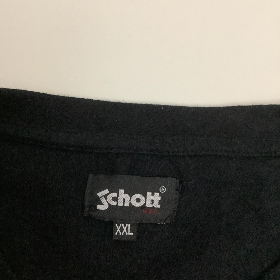 Schott New York City 1913 100 Percent Cotton T Shirt XXL Style BASIC7 GRS06007