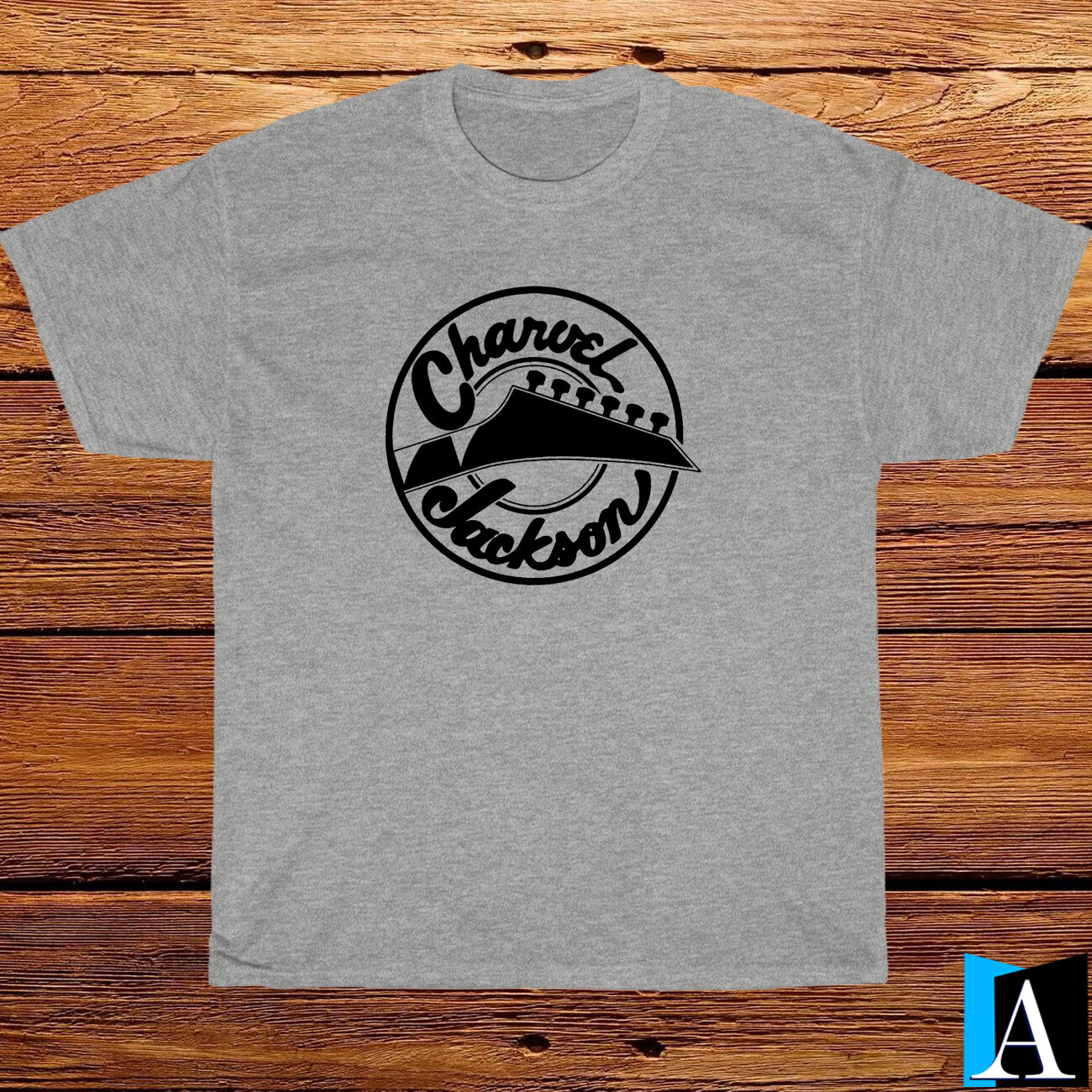 New Shirt Charvel Jackson Guitars Logo T-Shirt Black/White/Grey/Navy Size S-5XL