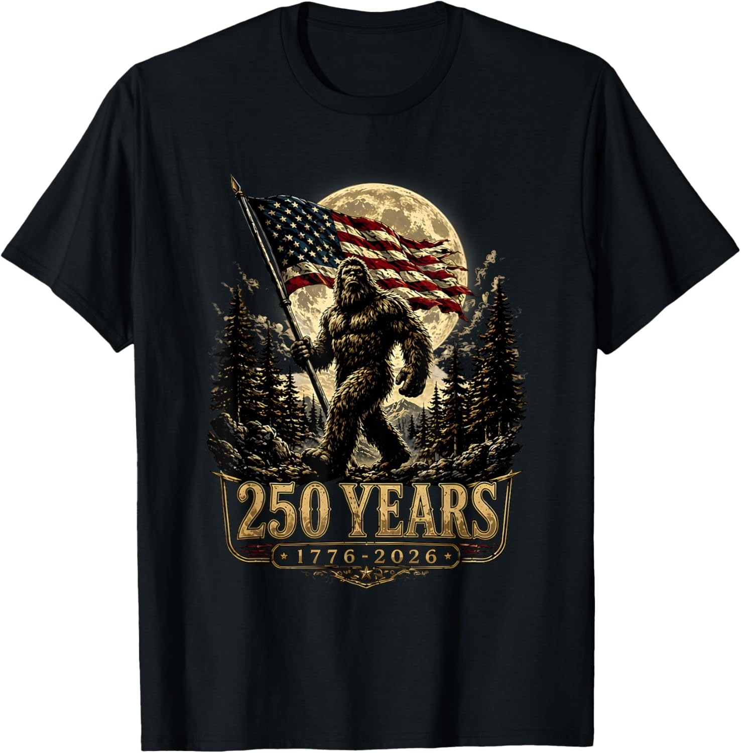 USA 250th Anniversary Patriotic T-Shirt