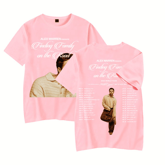 Alexs Music Tour 2026 Shirt Retro Warrens Print Fans Merch Tshirt
