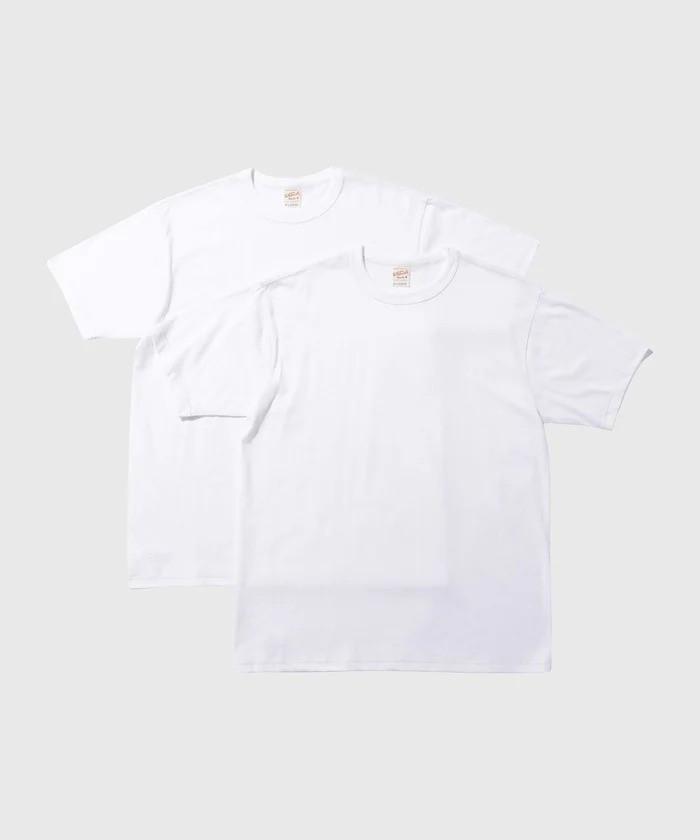 WHITESVILLE T-SHIRT WV73544 2-PACK White Toyo Enterprise NEW
