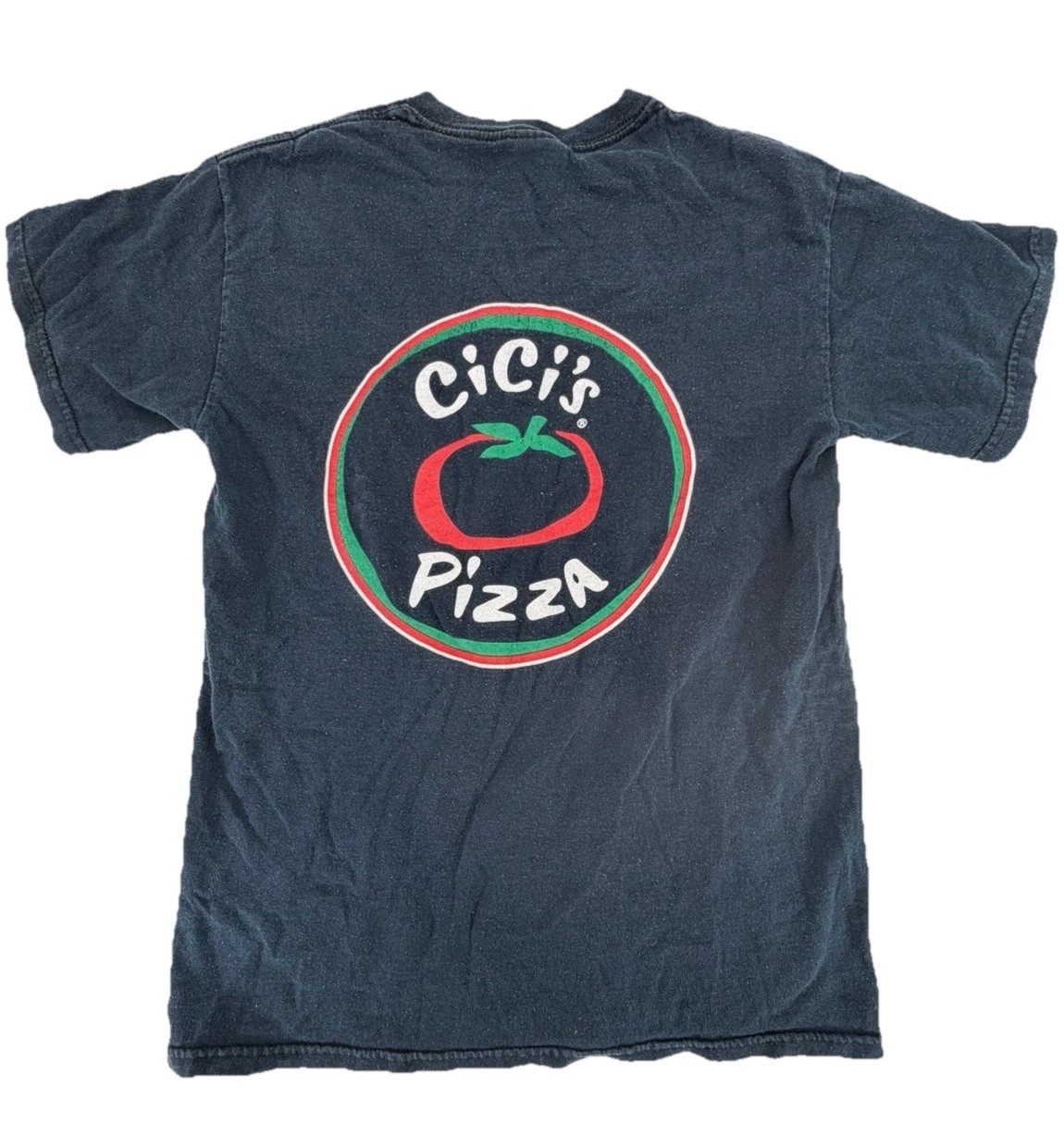 Vintage 2000s Y2K CiCi’s Pizza Chain Restaurant Employee Shirt Size Small