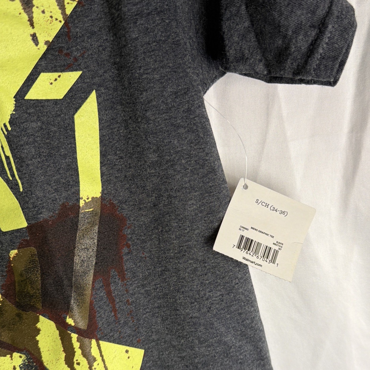 Zombie Response Team Dark Gray T-Shirt Size S Short Sleeve NWT Glow in the Dark