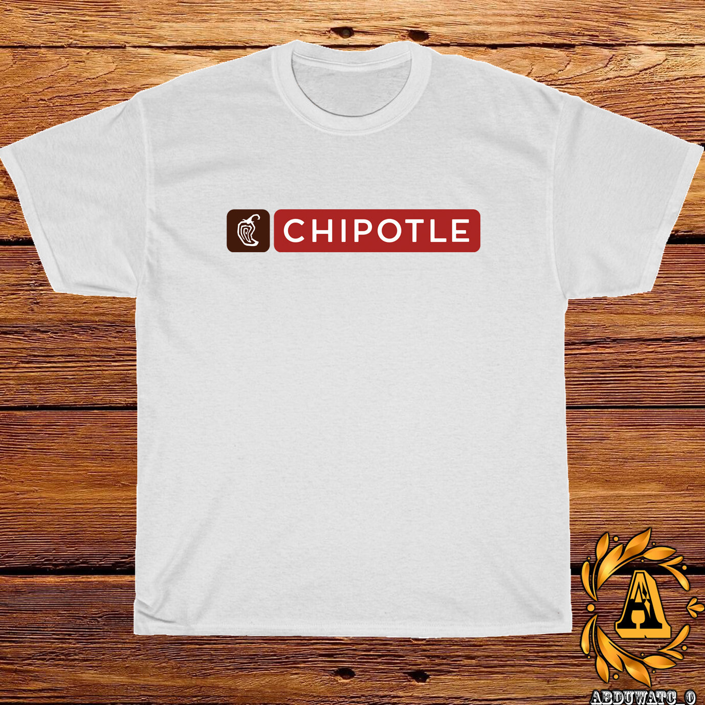 New Chipotle Restaurant Logo Black/Sport Grey/White/Navy/Red T-Shirt S-5XL