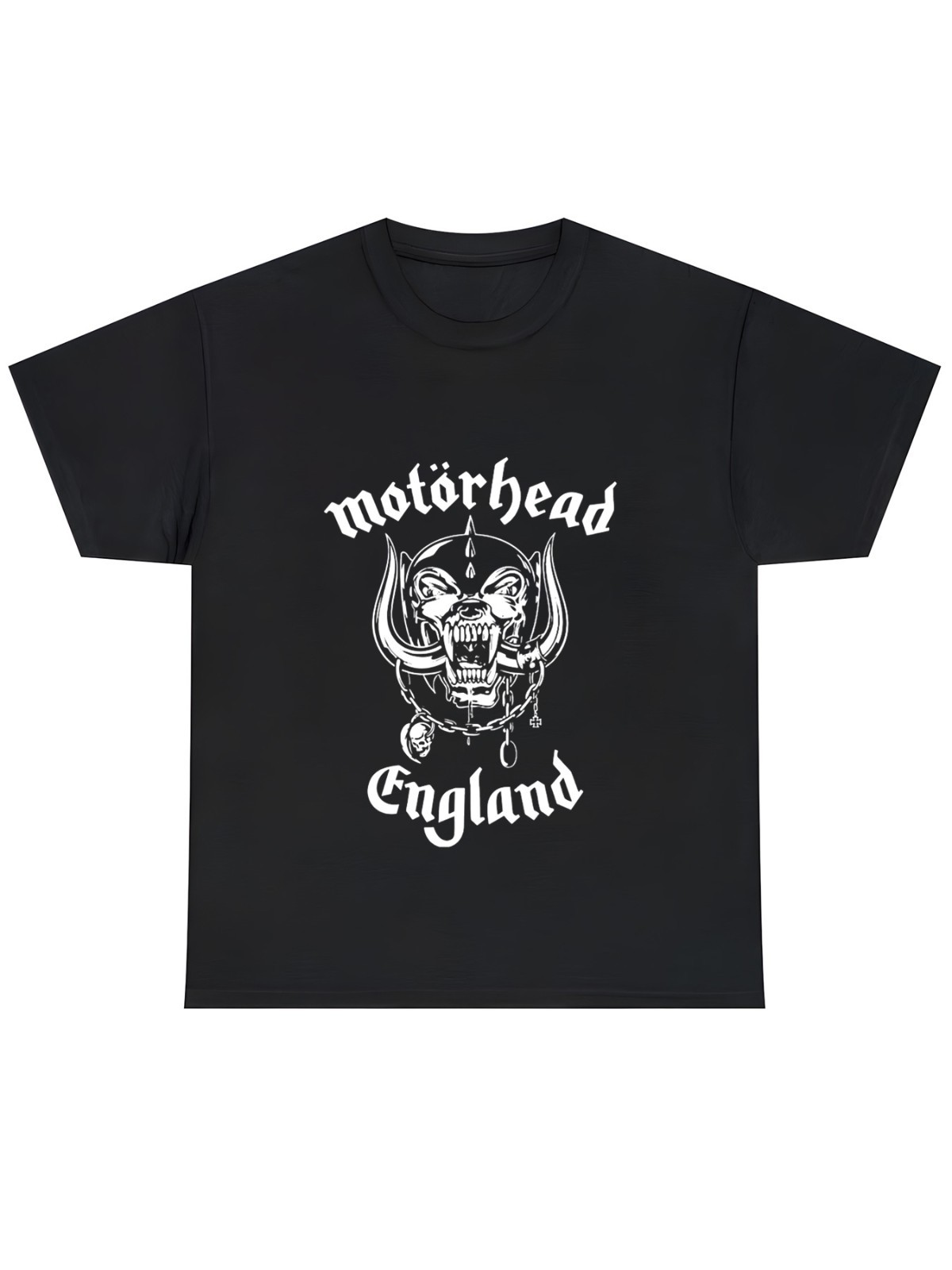 Motorhead England Band Graphic Tee Rock Music Casual Short Sleeve T Shirt