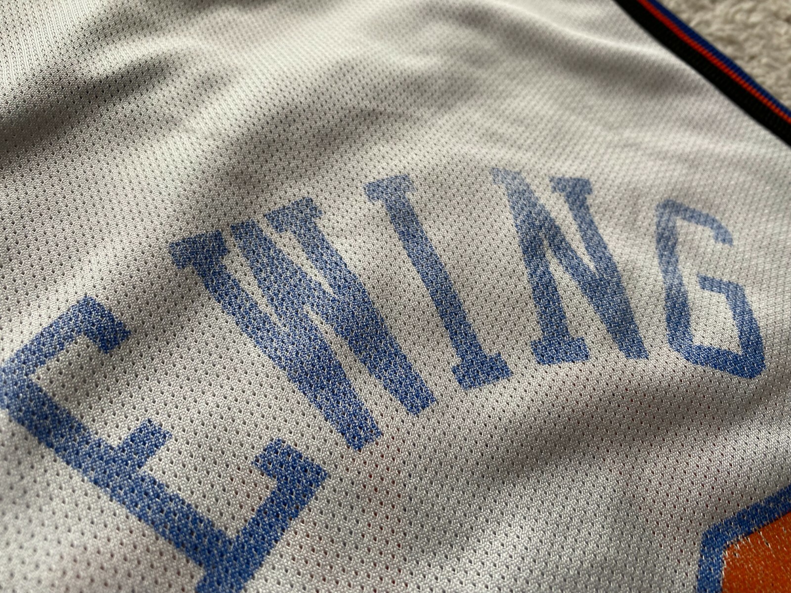 CHAMPION New York Knicks Patrick Ewing NBA Basketball Jersey Shirt 90’s Vintage